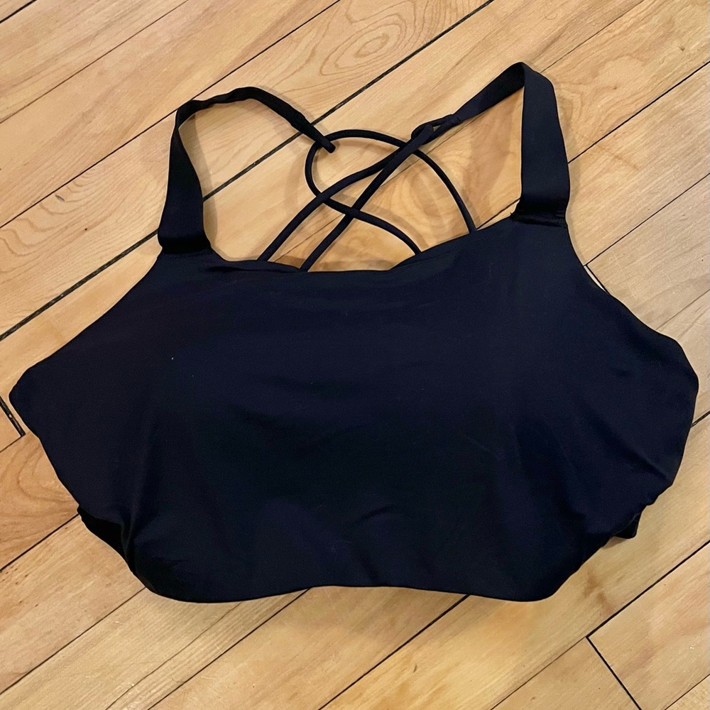Black Nike Strappy Sports Bra